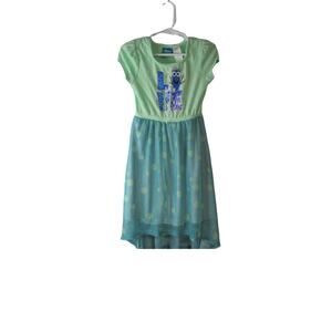Disney Pixar Finding Dory Love green and blue dress